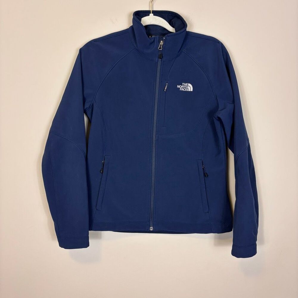 The North Face Blue Hardshell Zip Up Women's Jacket Medium